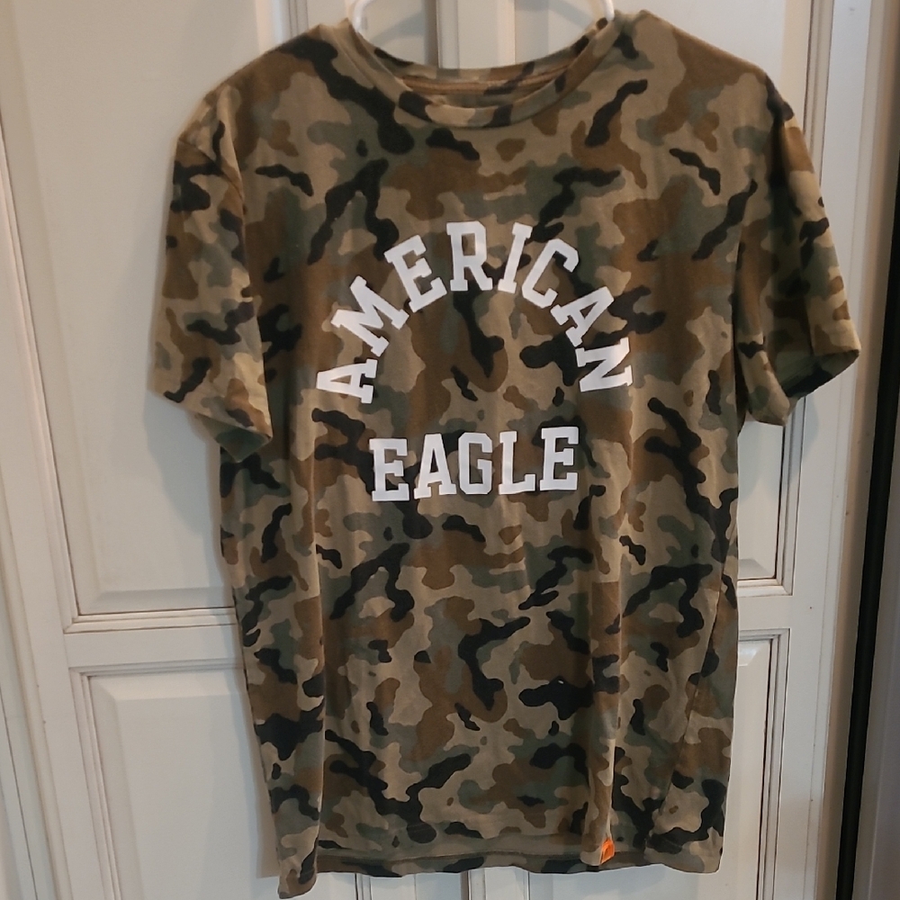 American Eagle Olive Flex Tee